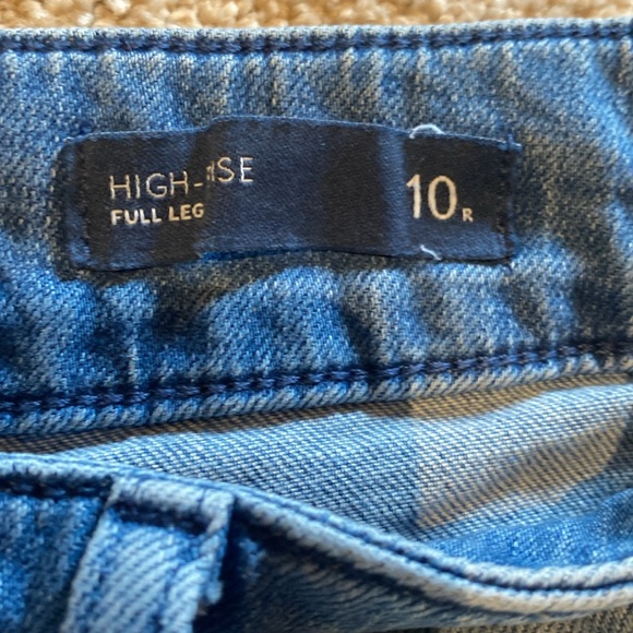 J Jill High Rise Full Leg Denim Jeans Blue Size 10 Regular - Picture 4 of 7